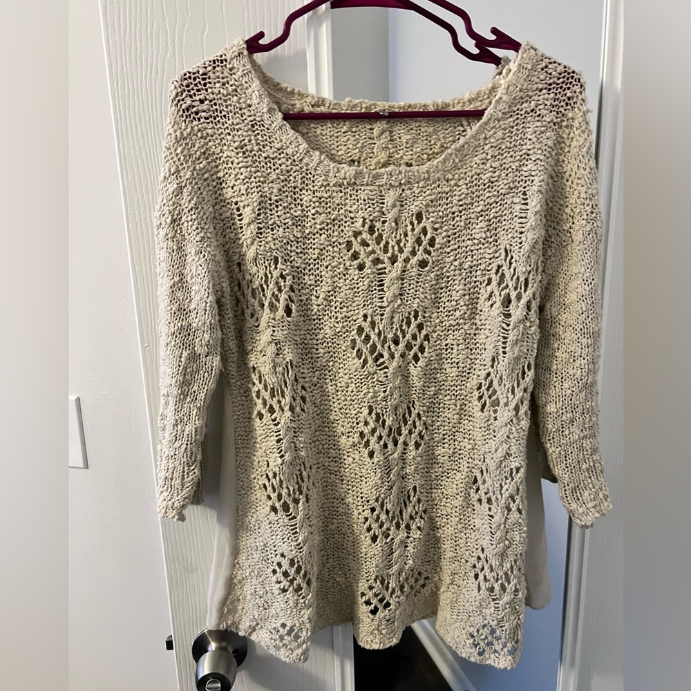 Anthropologie Knitted & Knotted Sweater